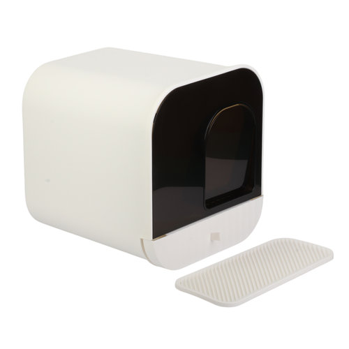 Tucker Murphy Pet™ Cat Litter Box Enclosure With Lid, Covered Litter